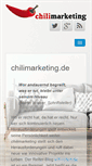 Mobile Screenshot of chilimarketing.de